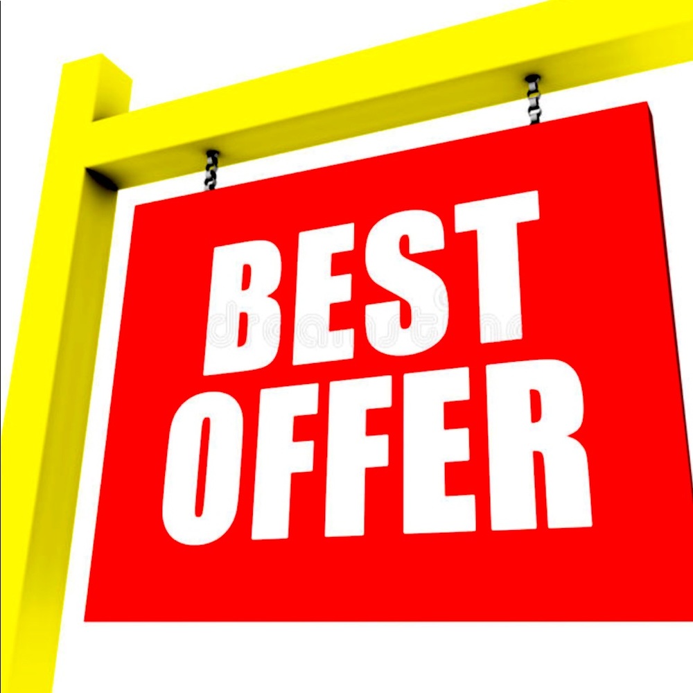 Best offer, offer will accept👌